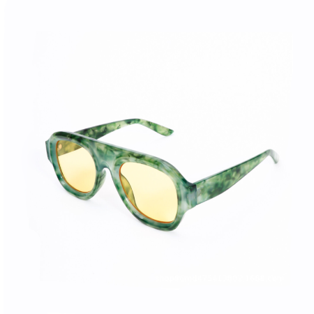 Lunettes de soleil rétro Simple Series à couleur unie et dégradée
