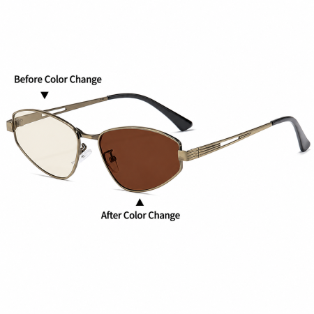 Lunettes de soleil Simple Series Daily Solid Color Gradient Color