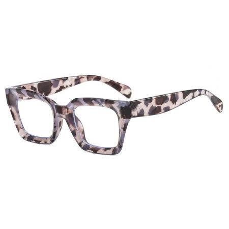 Lunettes sans correction Simple Series Daily Color Solid Print Leopard