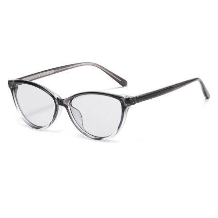 Lunettes de soleil rétro Simple Series à imprimé léopard dégradé uni