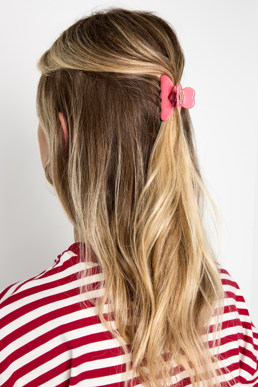 Pinces À Cheveux En Forme De Cœur, Décontractées, En Acétate, Accessoires Pour La Saint-Valentin Image2