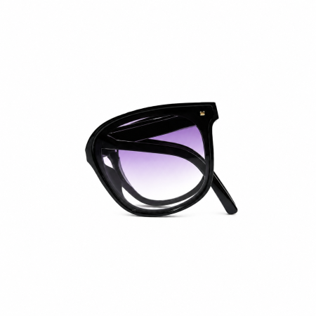 Lunettes de soleil pliables Simple Series Daily, couleur unie, imprimé léopard dégradé, couleur unie. 2