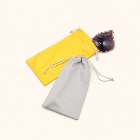 Étui de rangement pour lunettes de soleil Simple Series Daily en microfibre unie 2