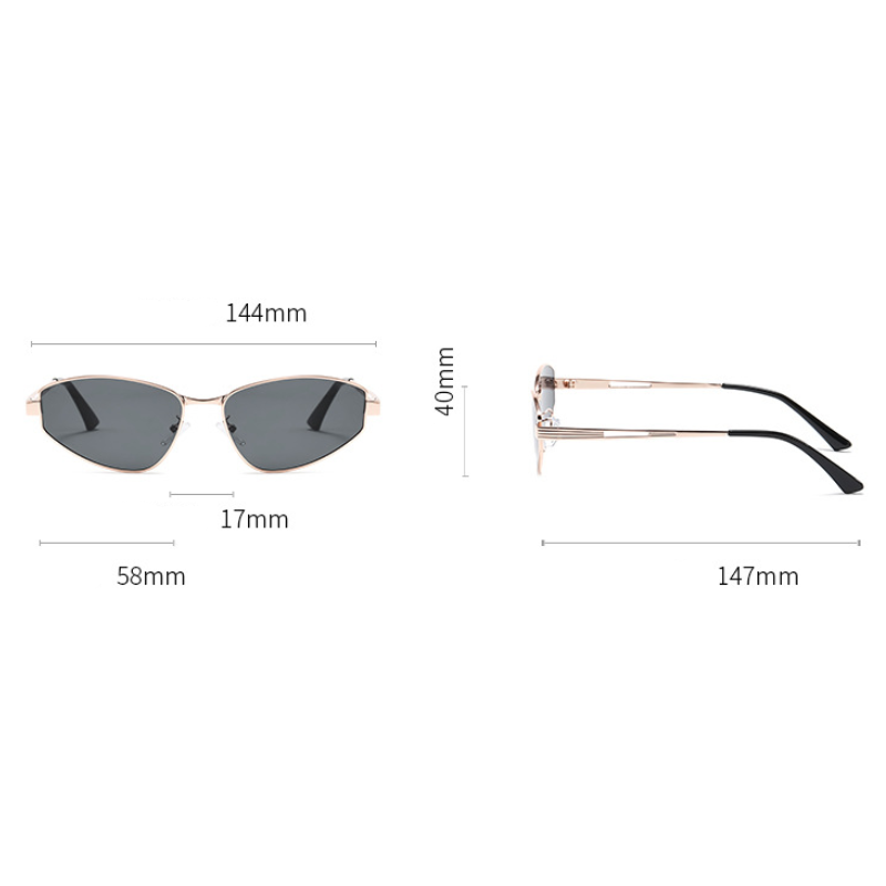 Lunettes De Soleil Simple Series Daily Solid Color Gradient Color Image3
