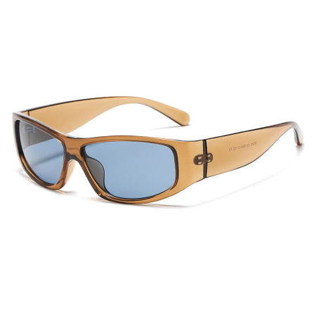 Lunettes de soleil décontractées de la série Simple, couleur unie dégradée 2