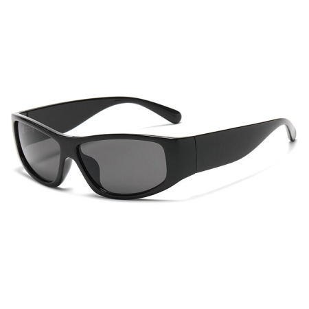 Lunettes de soleil décontractées de la série Simple, couleur unie dégradée