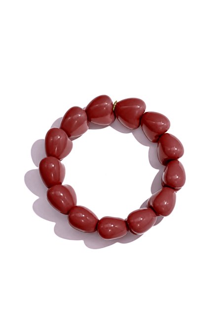 Bracelet petit cœur à 13 perles
