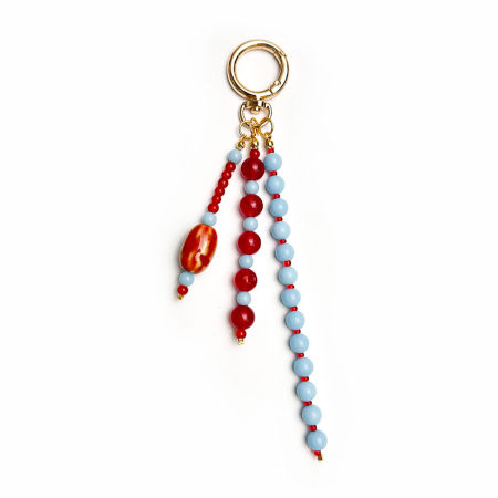 Perles quotidiennes de forme irrégulière en agate de couleurs mélangées, breloques pour sac en pierre naturelle, collection Simple