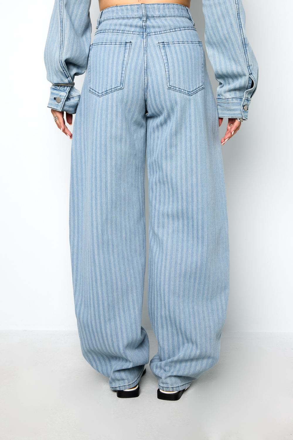 Jeans Rayés Image6