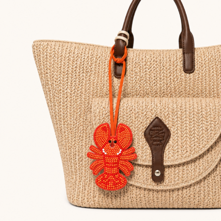 Breloques pour sac en PU, motif animaux naturels et animaux de dessin animé, style océanique 2