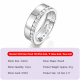 Or blanc/Taille de bague 6