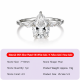 Or blanc/Taille de bague 6