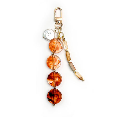 Perles de forme irrégulière quotidienne de la série Simple, breloques en résine à dégradé de couleurs