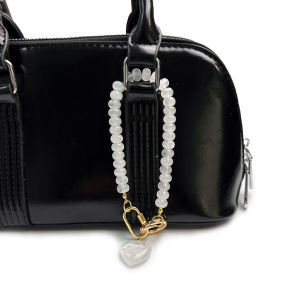 Collection Romantique - Perles Quotidiennes En Forme De Cœur, Couleur Unie - Breloques Pour Sac En Plastique h5 Image2