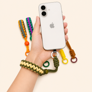 Chaîne De Téléphone Simple Series Casual Twist En Corde Tressée Multicolore h5 Image2