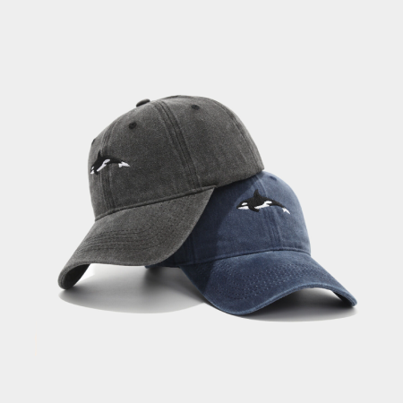 Casquette de baseball en coton style océanique, couleur unie décontractée, série simple