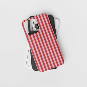 Coque De Téléphone Deux-En-Un À Rayures Et Blocs De Couleur h5 Image3