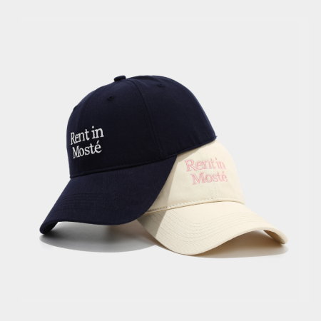 Casquette de baseball en coton uni Simple Series Daily Letter