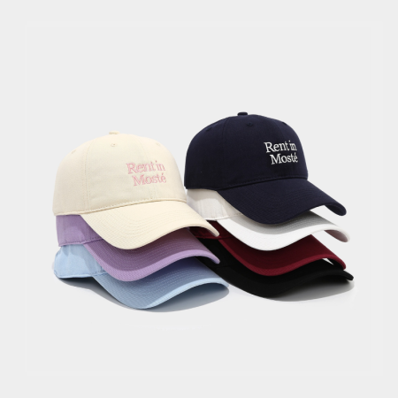 Casquette de baseball en coton uni Simple Series Daily Letter 2