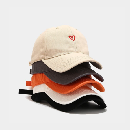 Casquette de baseball en coton uni Simple Series Daily Heart 2
