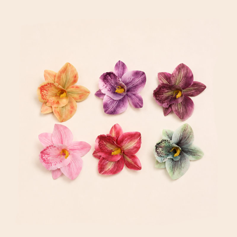 Pinces À Cheveux En Plastique Dégradé De Couleurs Florales, Collection Simple Series Vacation Image2