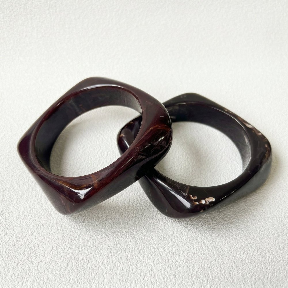 Bracelets Pour Femmes En Résine À Dégradé De Couleurs Image3