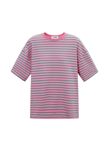 T-shirt à rayures carrées 2