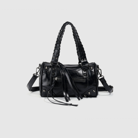 Sacs à main pour femmes en PU clouté style streetwear