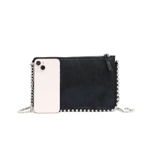 Sac Carré Femme En Pu À Rivets Et Clous, Style Streetwear, Couleur Unie h5 Image4