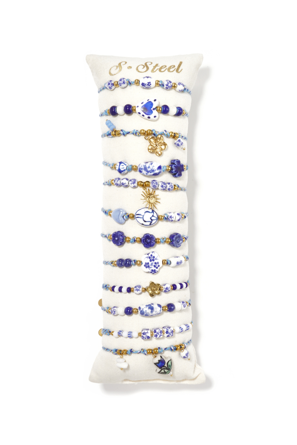 Bracelets En Céramique Plaqués Or 14 Carats, Collection Cœur, Vacances/Plage, Romantique, Bijoux Pour Femmes 