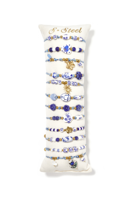 Bracelets en céramique plaqués or 14 carats, collection cœur, vacances/plage, romantique, bijoux pour femmes