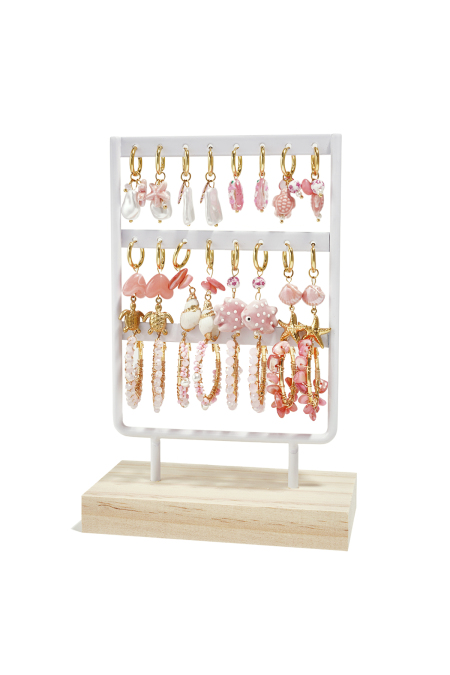 Boucles d'oreilles en acier inoxydable, collection coquillage, vacances/plage, bijoux romantiques pour femmes