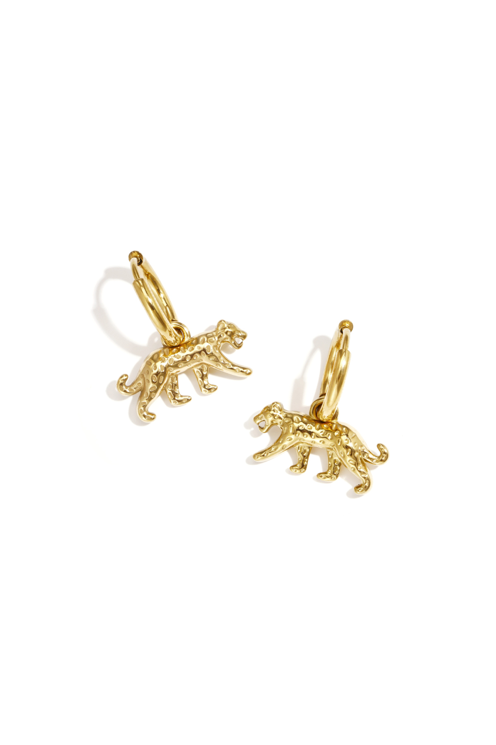 Boucles D'Oreilles Pendantes En Acier Inoxydable, Motif Animal, Collection Daily Simple, Bijoux Pour Femmes Image3