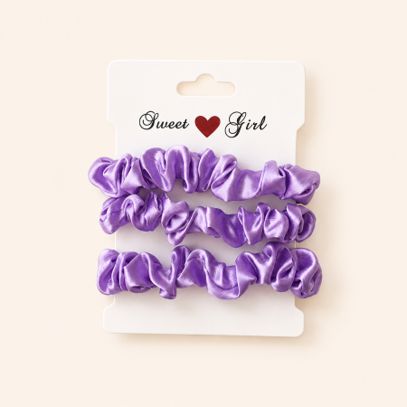 Chouchous en tissu uni couleur de la série Simple Daily 2