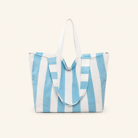Sac cabas femme en toile sans rayures, style décontracté