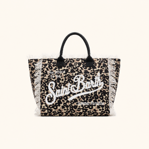 Sac Cabas Femme En Toile À Motif Patchwork Décontracté, Pompons, Lettres, Imprimé Léopard, Rayures, Pompons Et Motifs Cachemire Multicolores h5 Image2