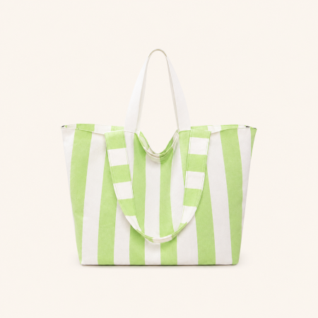 Sac cabas femme en toile sans rayures, style décontracté 2