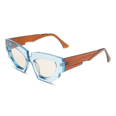 Lunettes de soleil Simple Series, style décontracté, forme irrégulière, couleur unie ou multicolore