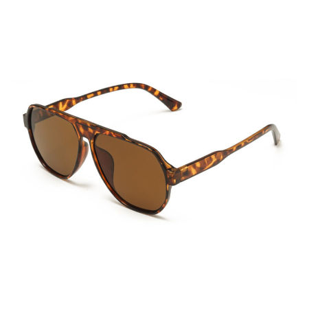 Lunettes de soleil Simple Series Daily Solid Color à imprimé léopard dégradé