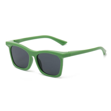 Lunettes de soleil décontractées de la série Simple, couleur unie