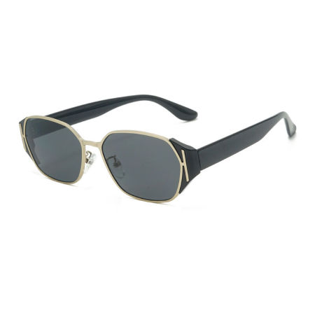 Lunettes de soleil rétro Simple Series à imprimé léopard uni 2