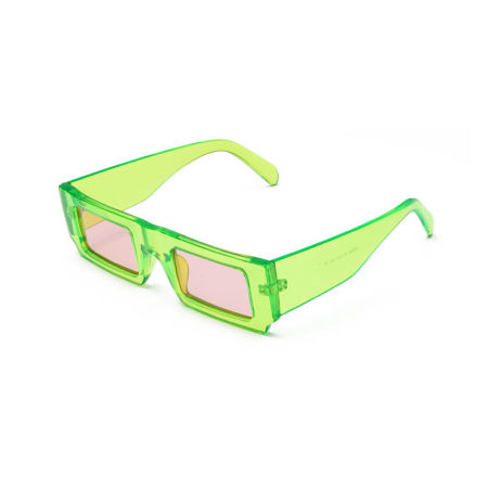 Lunettes de soleil Simple Series Punk, couleur unie, imprimé léopard, dégradé de couleurs. 2