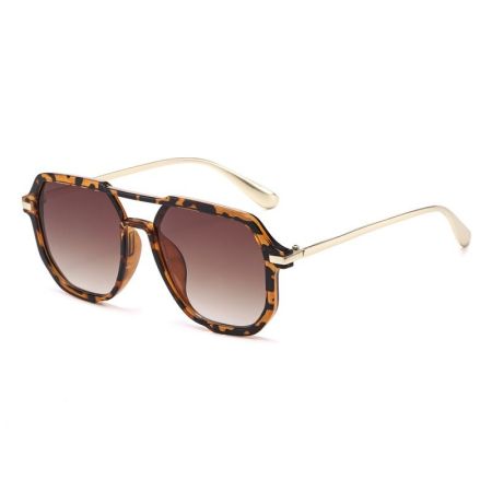 Lunettes de soleil rétro Simple Series couleur unie 2