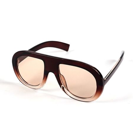 Lunettes de soleil rétro Simple Series à couleurs mélangées 2