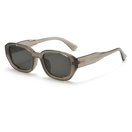 Lunettes de soleil Simple Series rétro forme irrégulière couleur unie