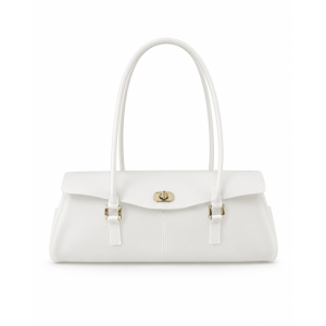 Sac À Main Femme Style Décontracté En Pvc Transparent Uni Avec Quincaillerie Métallique h5 