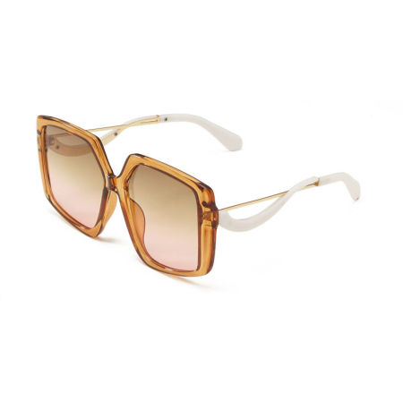 Lunettes de soleil rétro à imprimé léopard Simple Series, couleurs dégradées. 2