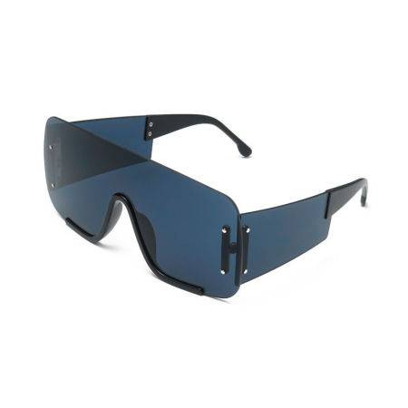 Lunettes de soleil décontractées de la série Simple, à dégradé de couleurs mélangées, à monture simple. 2