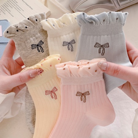 Chaussettes basses à pois basiques Slight Bounce 2