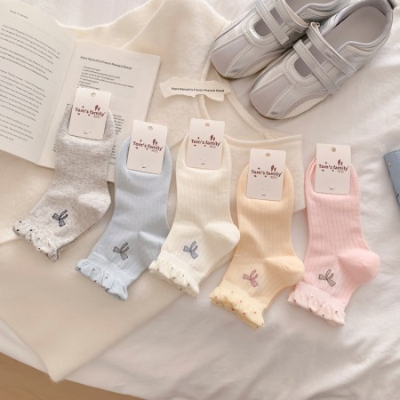Chaussettes basses à pois basiques Slight Bounce